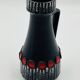 Vase Schlossberg Isle Stéphan black red vintage