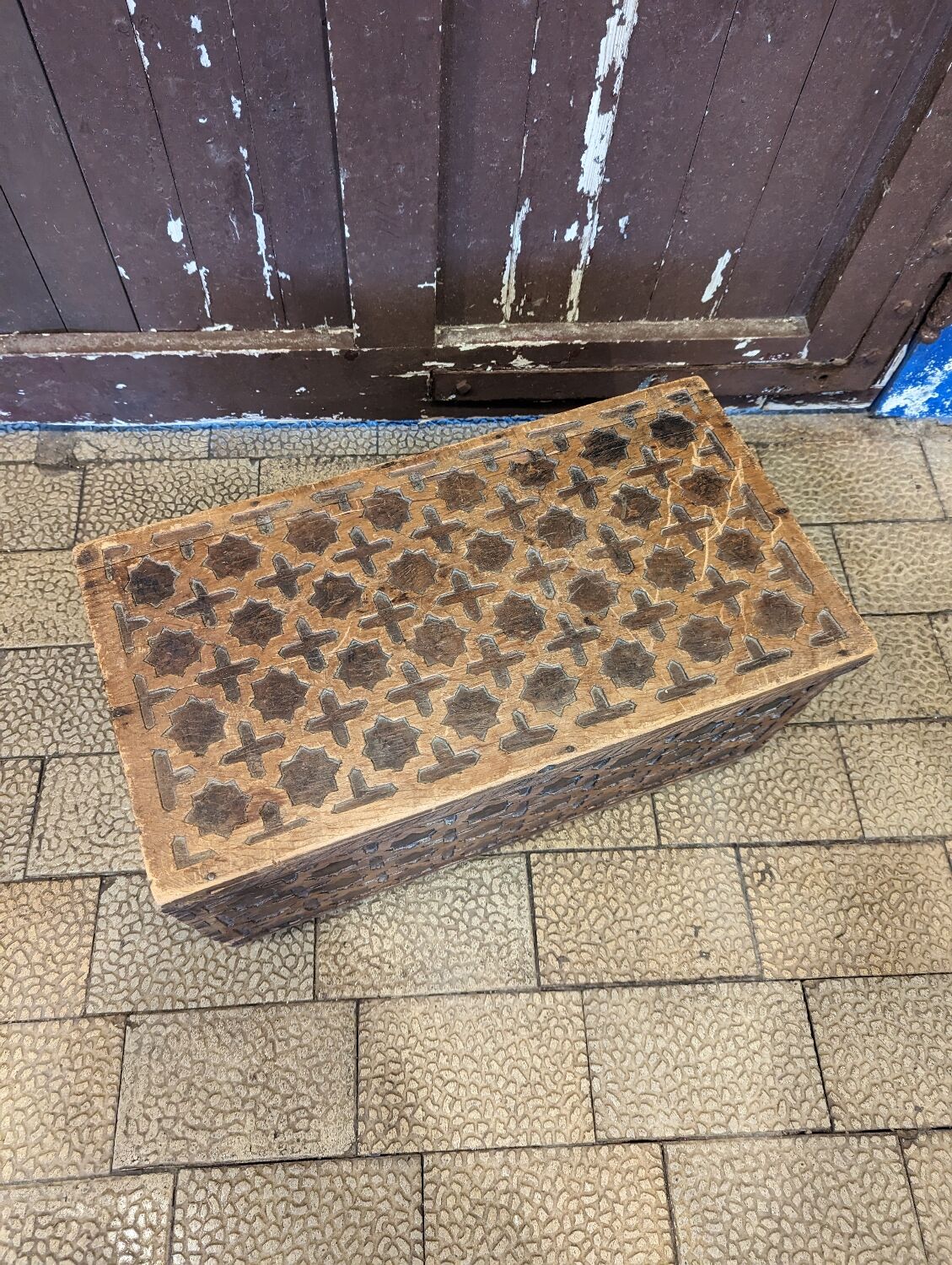 Antique wooden chest