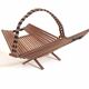 50s scandinavian foldable fruit basket