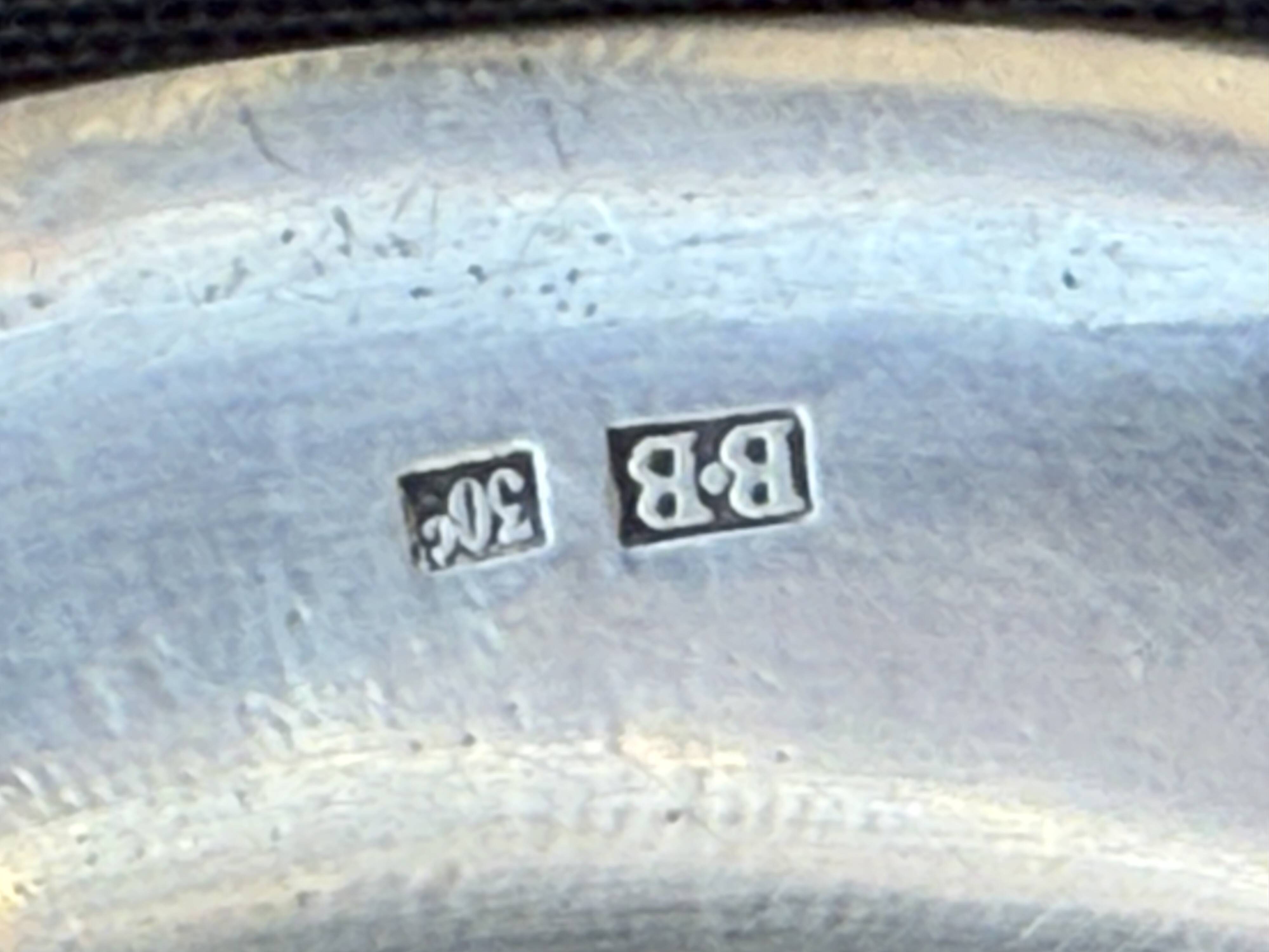 Large tray – Silver-plated metal – Goldsmith Bouillet & Bourdelle