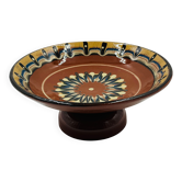 Ceramic footed bowl from Troyan, Bulgaria.