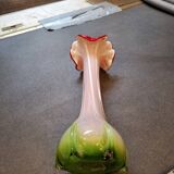 Murano glass corolla vase
