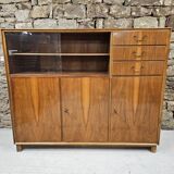 Buffet Art Déco en noyer, 1960