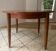 Vintage MDK extendable round table in teak, Scandinavian design from the 1960s.