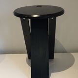 Suzy stool Adrian Reed black folding stool, 1980s design