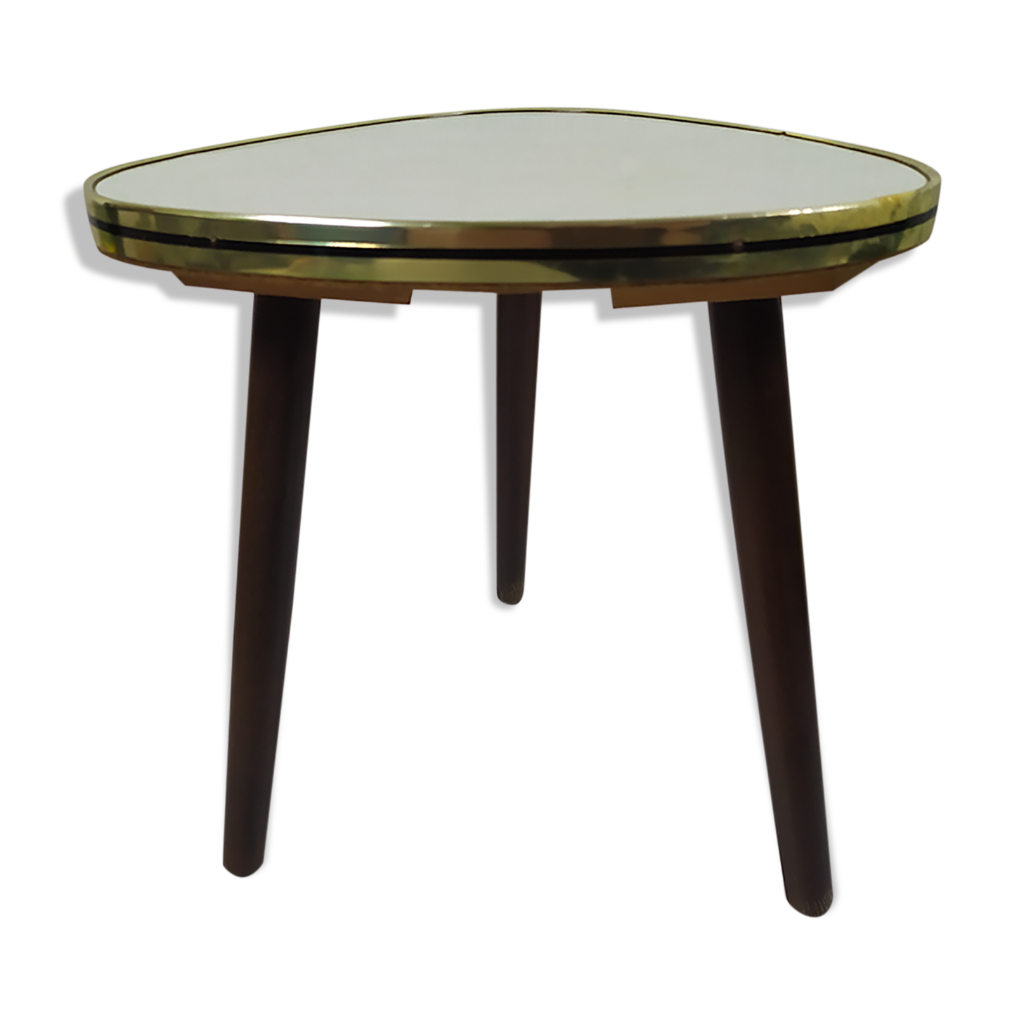 Formica tripod rests plant holder - white - vintage