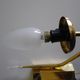 Wall lamps double lighting, with drawer, gilded metal, lampshade in worked glass - 1970