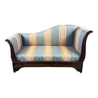 Restoration Period Chaise Longue, 19th Century