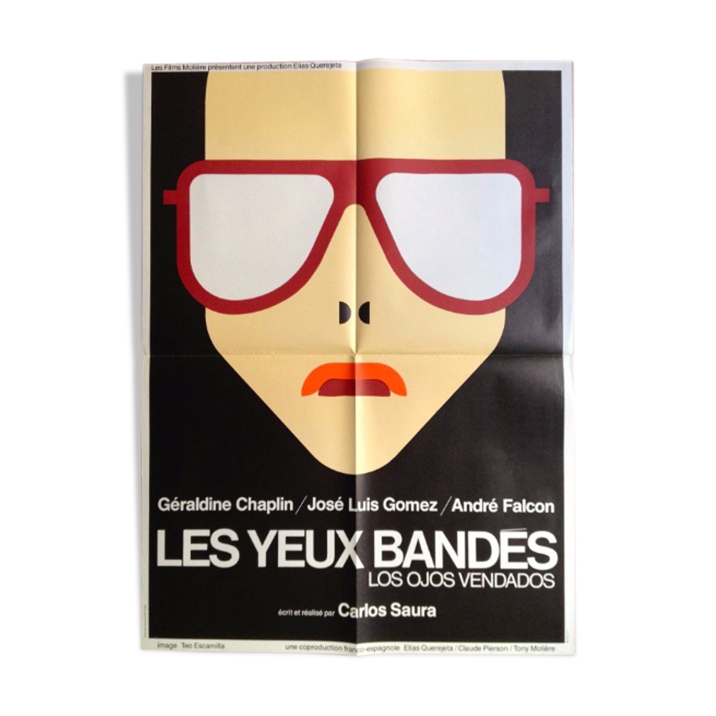 Poster "Eye stripes" by Carlos Saura 120x160 1978