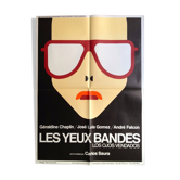 Affiche "les yeux bandes" de Carlos Saura 120x160 1978
