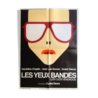 Poster "Eye stripes" by Carlos Saura 120x160 1978