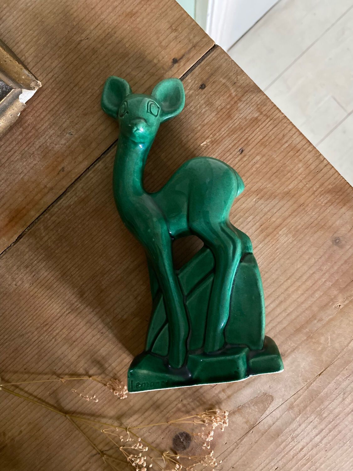 Biche en faïence de Saint Clément Charles Lemanceau
