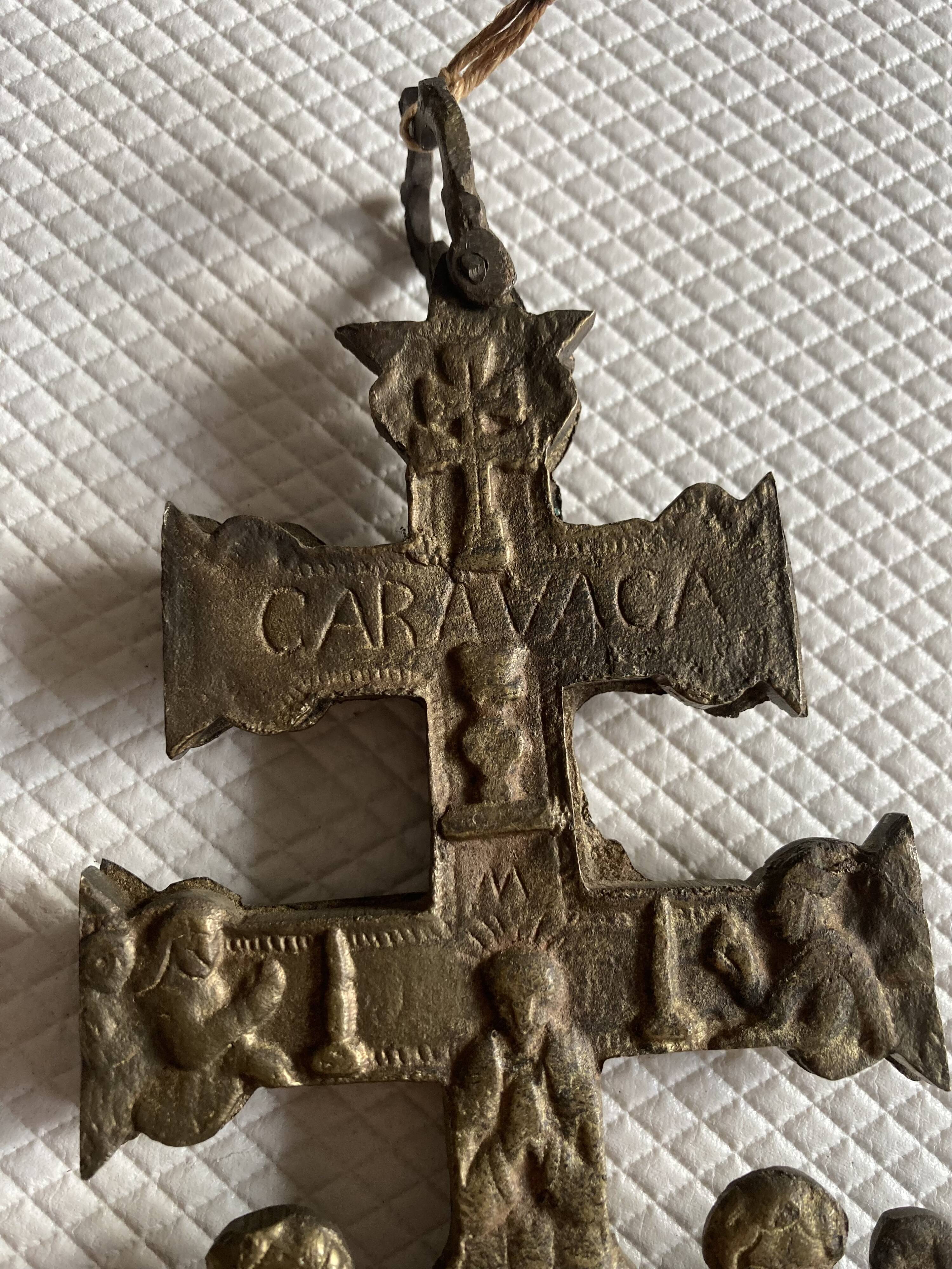 Bronze reliquary cross from Caravaca, 18th century