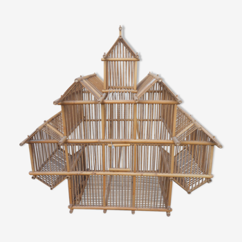 Bamboo bird cage