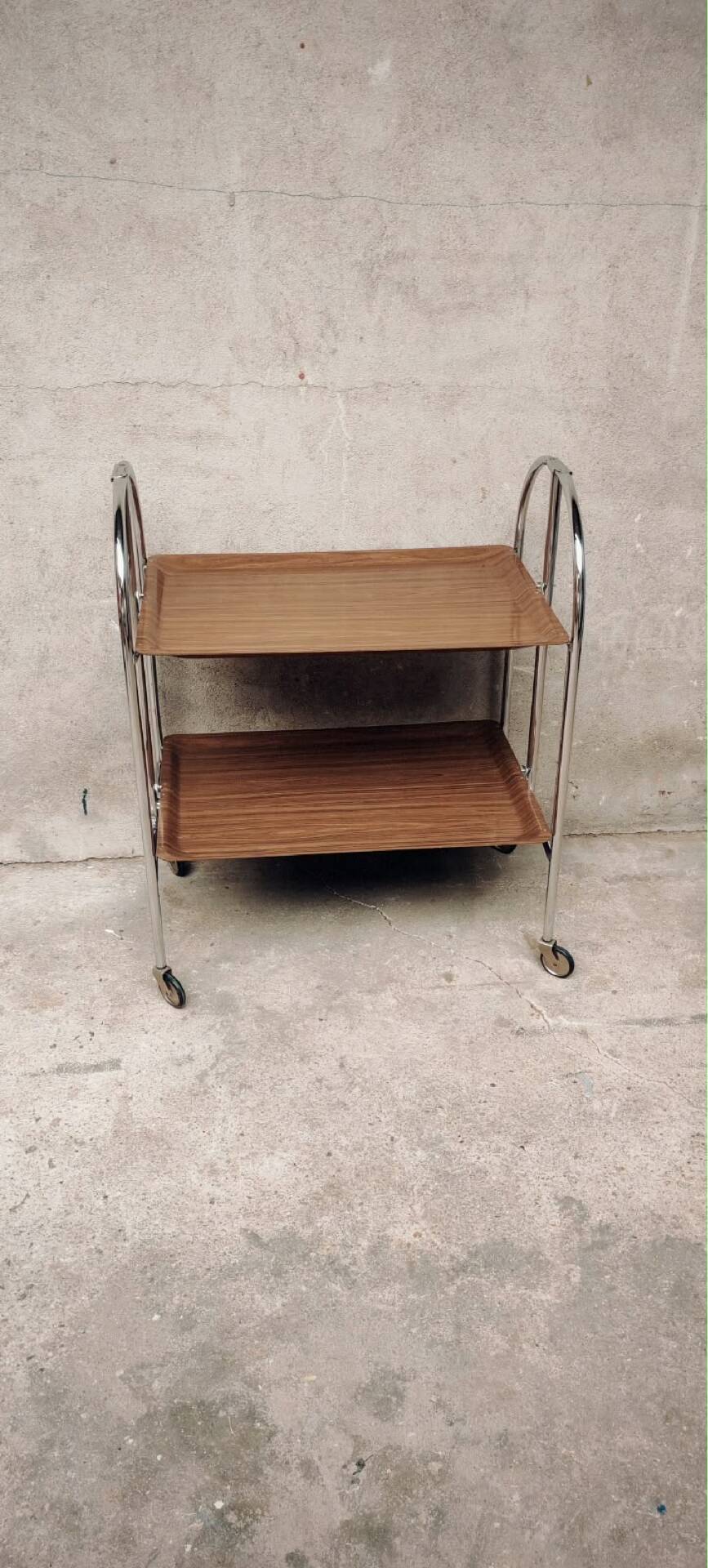 Rolling and folding table from the 70s.