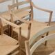 Ensemble de 6 chaises de salle à manger modèle CH46 et CH47 par Hans J. Wegner