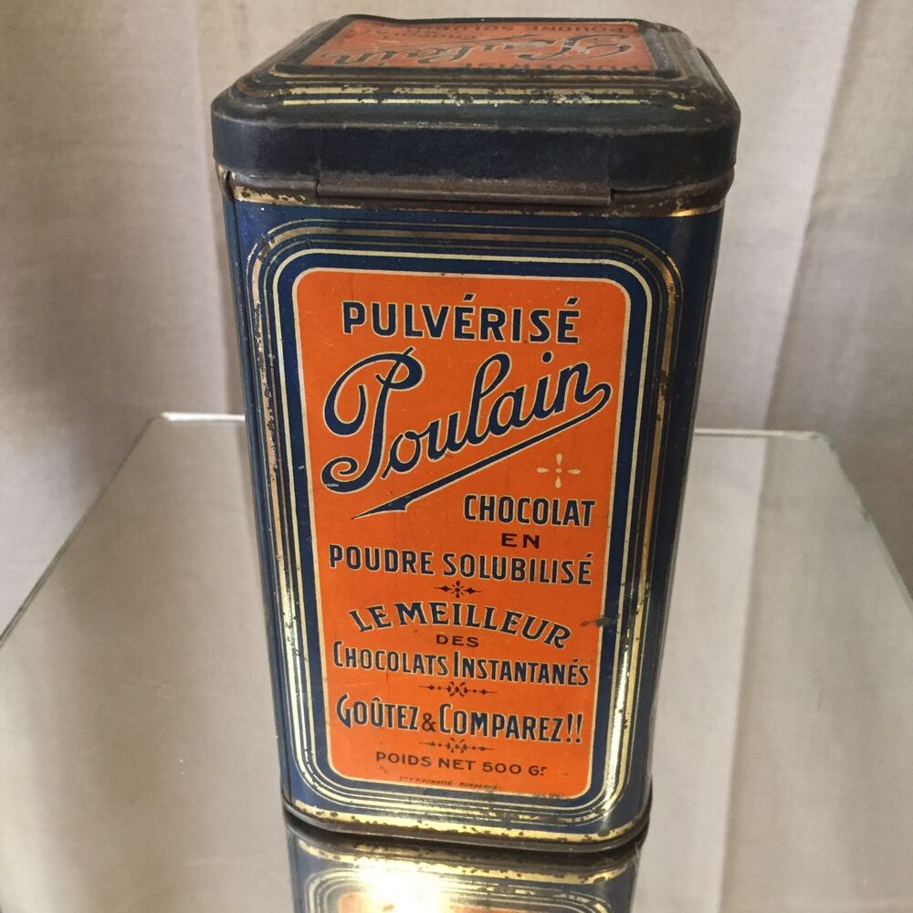 Boîte publicitaire chocolat Poulain