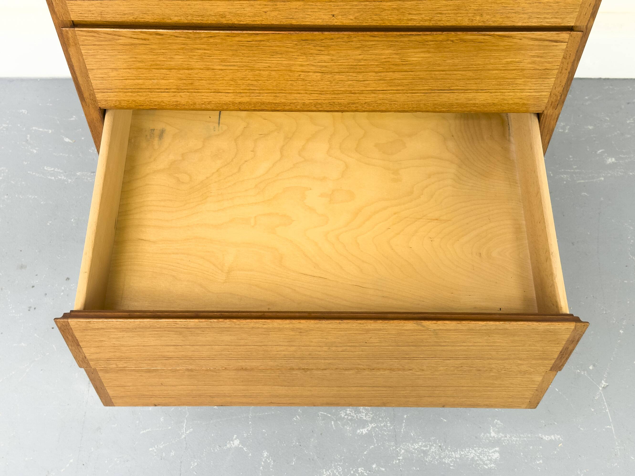 Teak chest of drawers from Omann Jun, 1960s