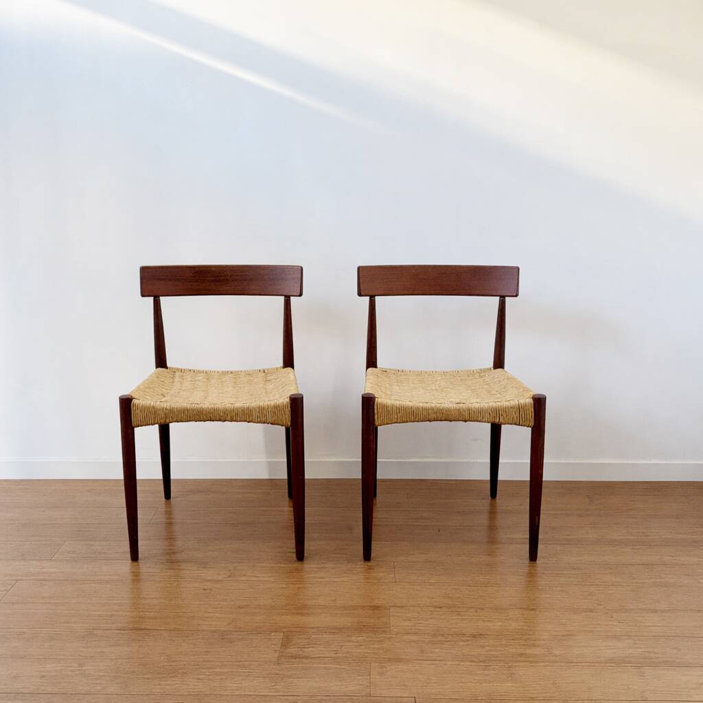 Pair of Scandinavian chairs