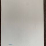 Original vintage pop art poster reissue of Andy Warhol's "Campbells Soup Tomato" 1962