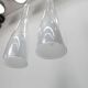 IKEA Klockspel 1980 pair of pendant lights cleaned and functional.