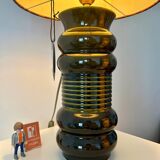 AK-Keramik: Olive lamp from a Mid Century vase