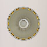 Metal and glass pendant lamp