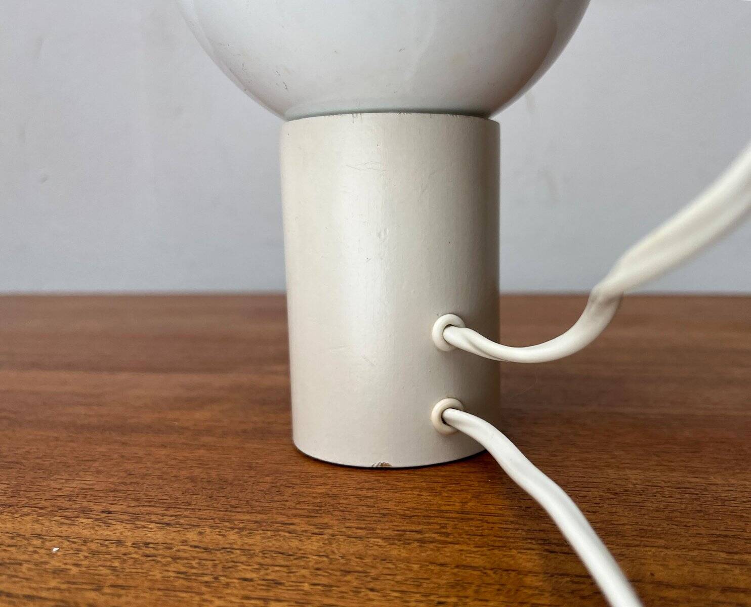Swiss minimalist magnetic table lamp from the mid-century space age, 1960s.