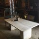 Table basse en travertin