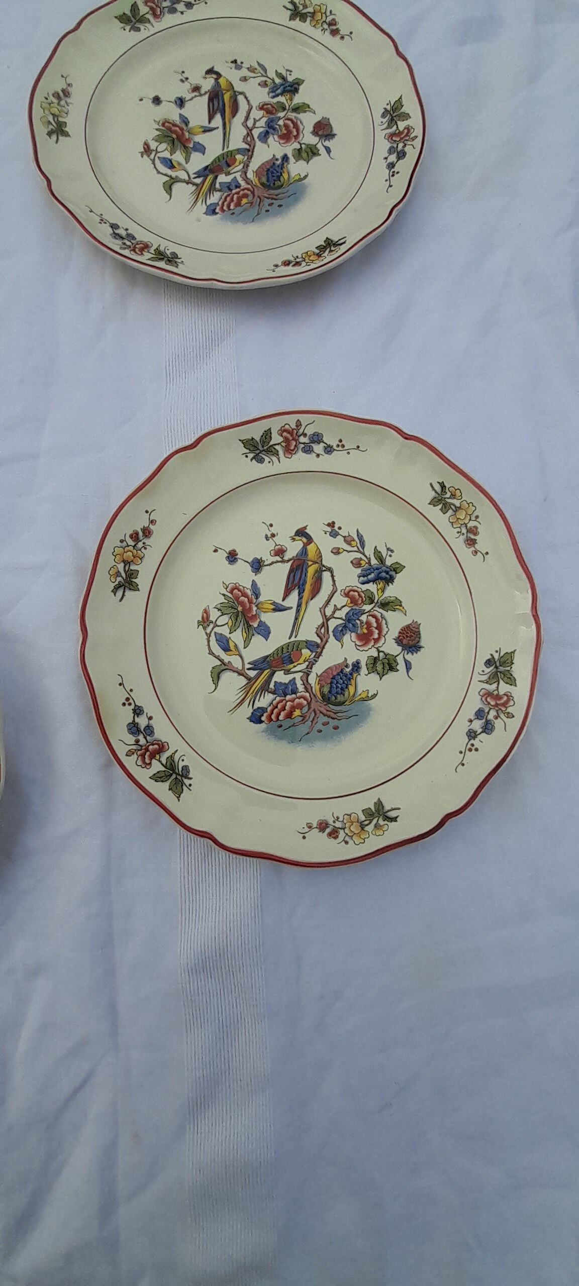 4 dessert plates Villeroy & Boch model Phoenix diam 19 cm