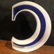 Letter C Vintage panel in Plexiglas