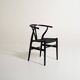 Set of 8 “Wishbone Chair” “CH24” chairs by Hans J. Wegner, 1990