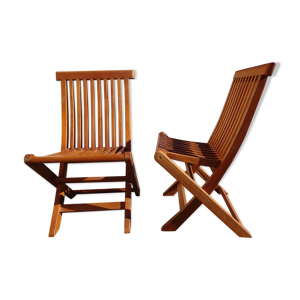 Paire de chaises de jardin