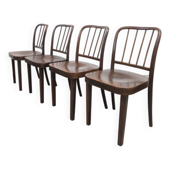 Ensemble de 4 chaises à repas Thonet A 811/4 par Josef Hoffmann, 1930