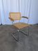 Vintage Cesca Cane Chair: 1970s Italian Mid-Century Modern Armchair
