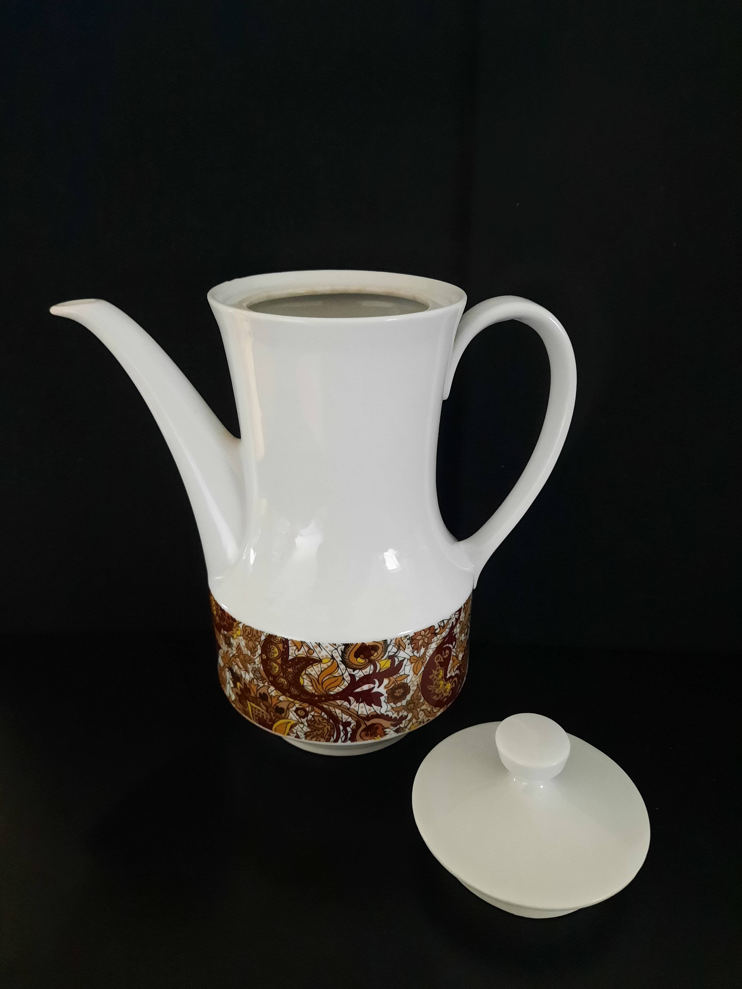 Vintage porcelain coffee maker 1970