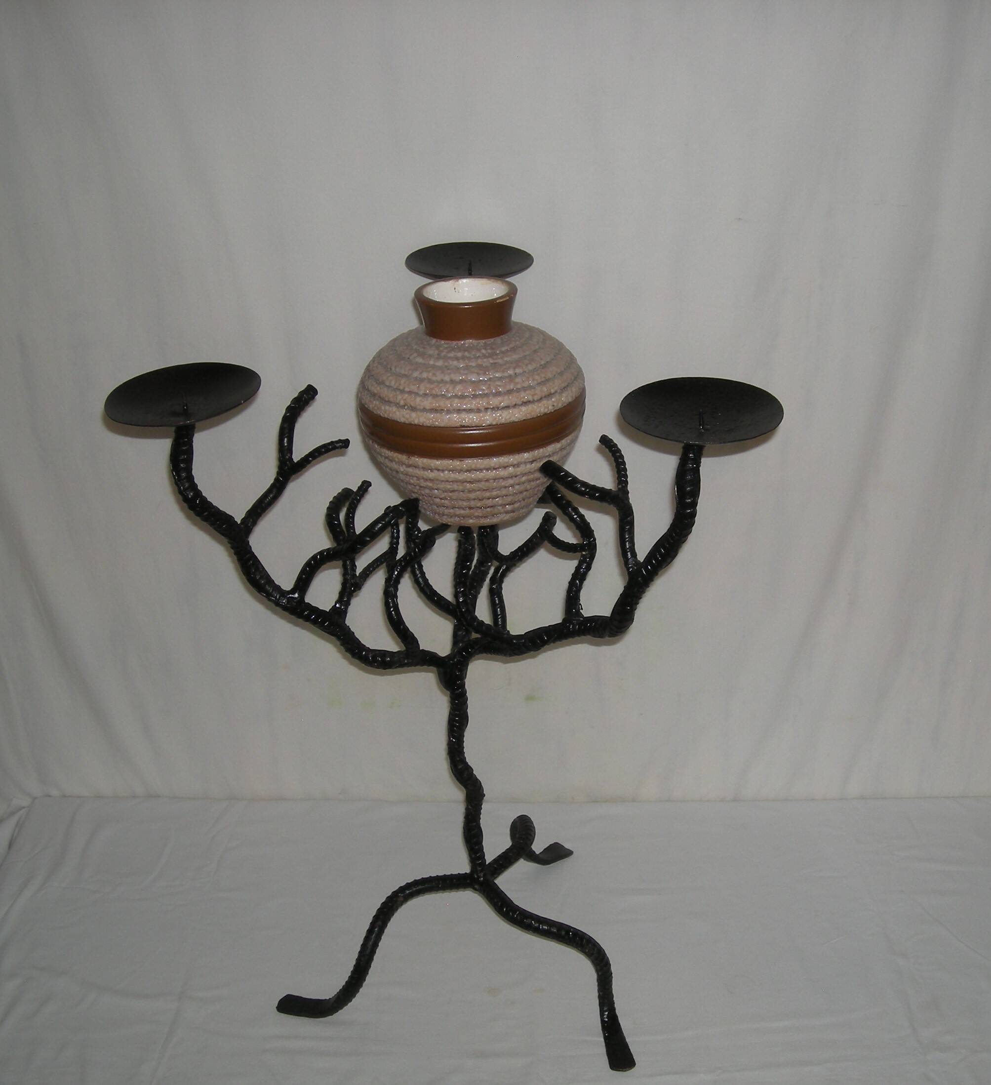 1960s tripod candelabrum
