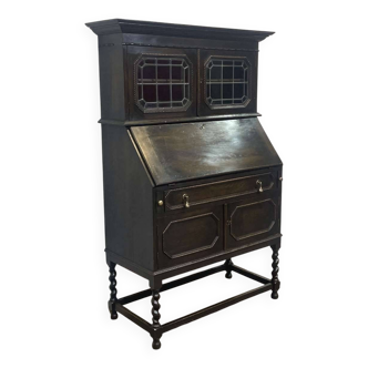 English oak writing desk, early 20th century