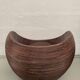 Vintage pencil or split reed rattan bamboo wicker egg pod chair