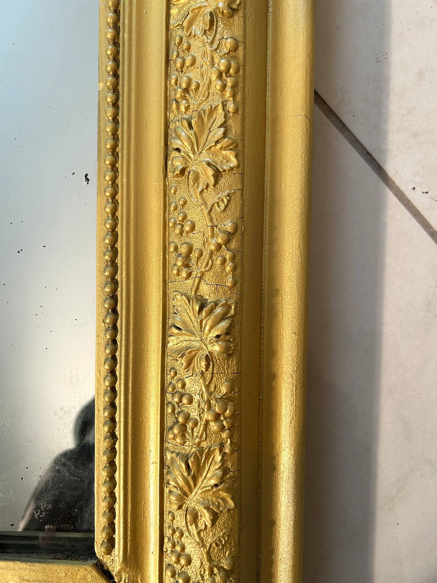 Vends miroir de cheminée ancien