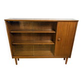 Mid-Century Retro Teak Bookcase Display Cabinet 1960  Elegant ScandinavianD