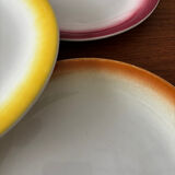 Set of 5 mismatched dessert plates Moulin des Loups – Plates