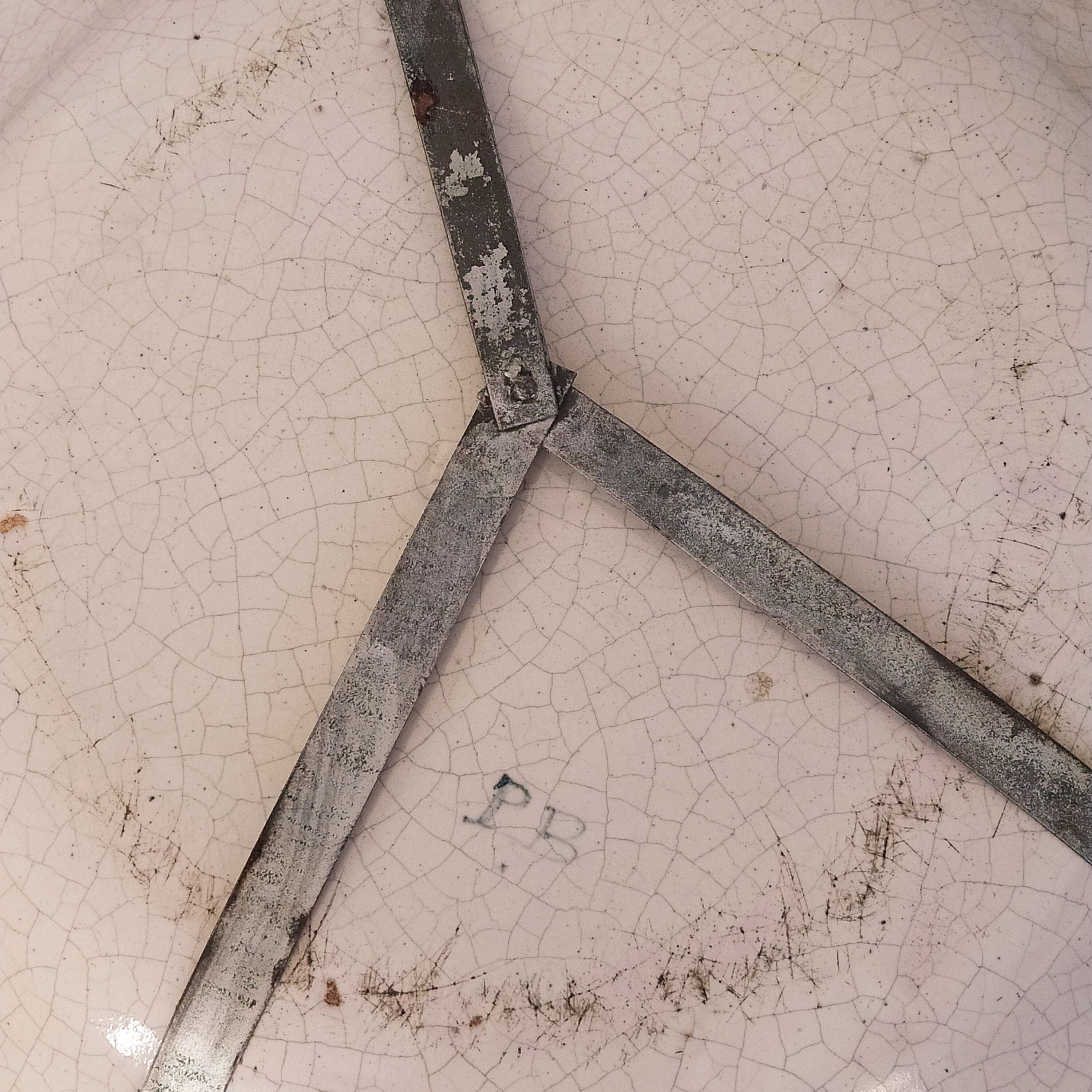 Pair of old plates faience of malicorne