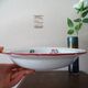 KG LUNEVILLE "Reverb" Salad bowl and deep dish earthenware hand-painted flowers