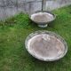 Series of three concrete planters design René Pechère edited by Eternit 1958