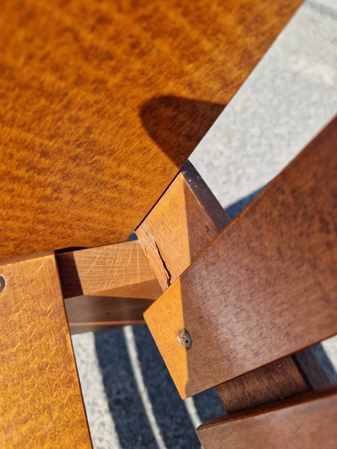 Old scissor chair