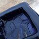 Cobalt blue square glass bowl - Augustsson design for Ru.