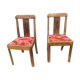 Pair of chairs Stella of time stamped 1930.