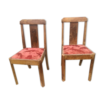 Pair of chairs Stella of time stamped 1930.