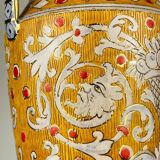 Antique ceramic vase by Serafino Volpi for Deruta, Italy, 1950s.